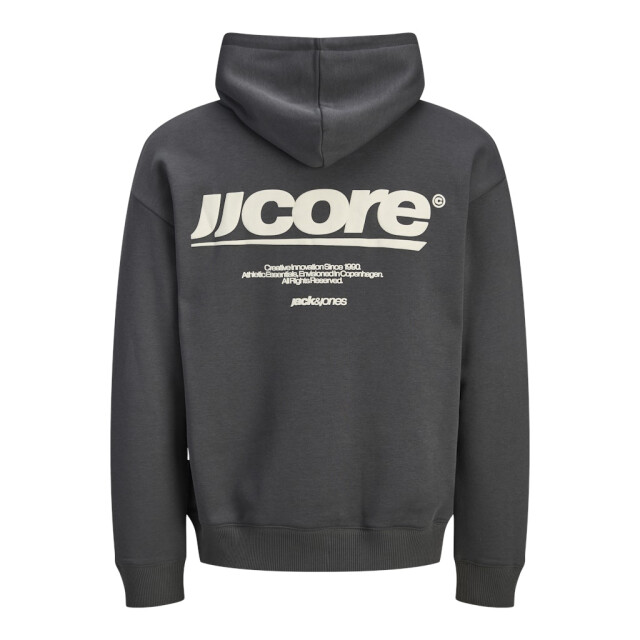 Jack & Jones Jcoclub backprint sweat hood antraciet 5209.85.0009 large