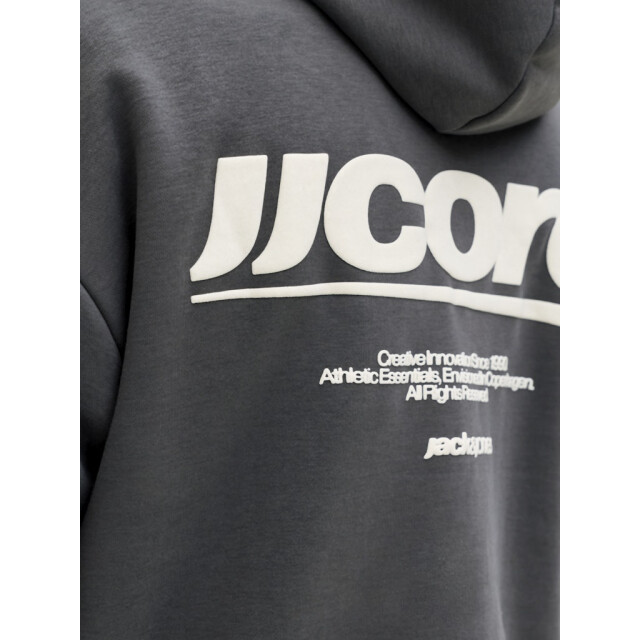 Jack & Jones Jcoclub backprint sweat hood antraciet 5209.85.0009 large