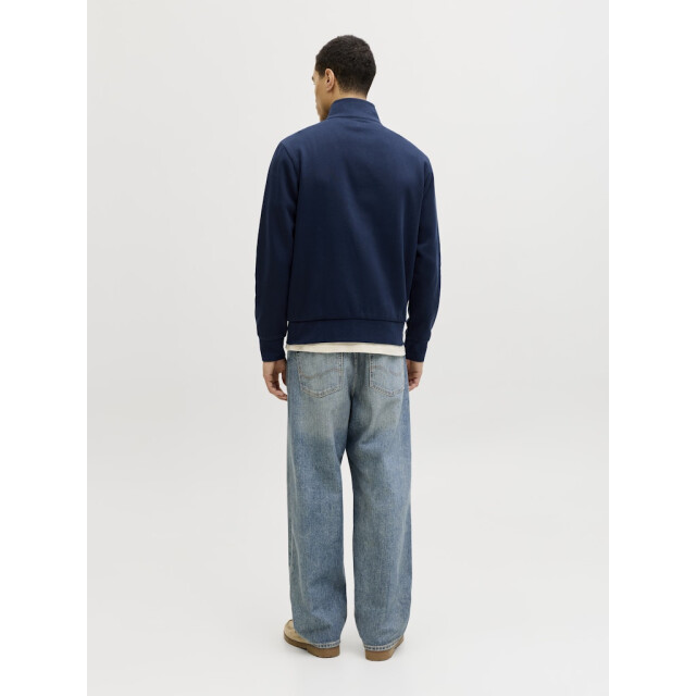 Jack & Jones Jprblufrankie sweat zip high neck smu navy 5239.37.0016 large