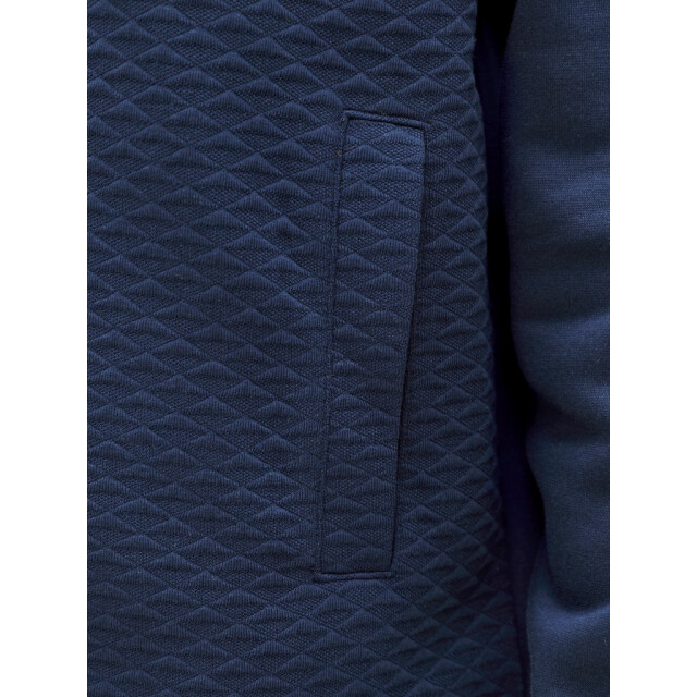 Jack & Jones Jprblufrankie sweat zip high neck smu navy 5239.37.0016 large