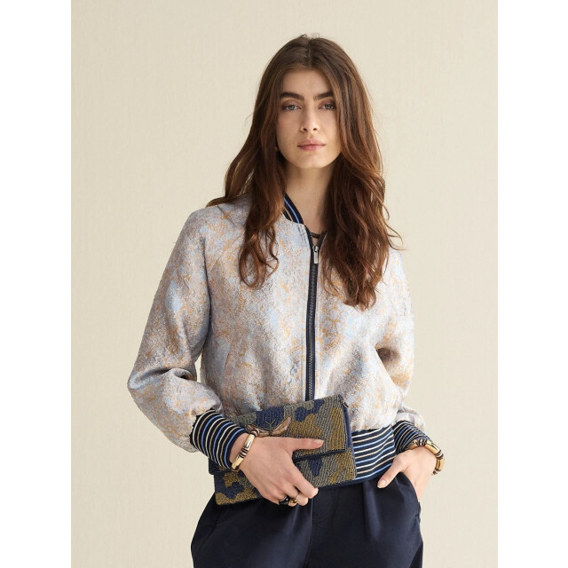 Summum 1s1295-12366 3 jacket jacquard softblue 1s1295-12366 423 large