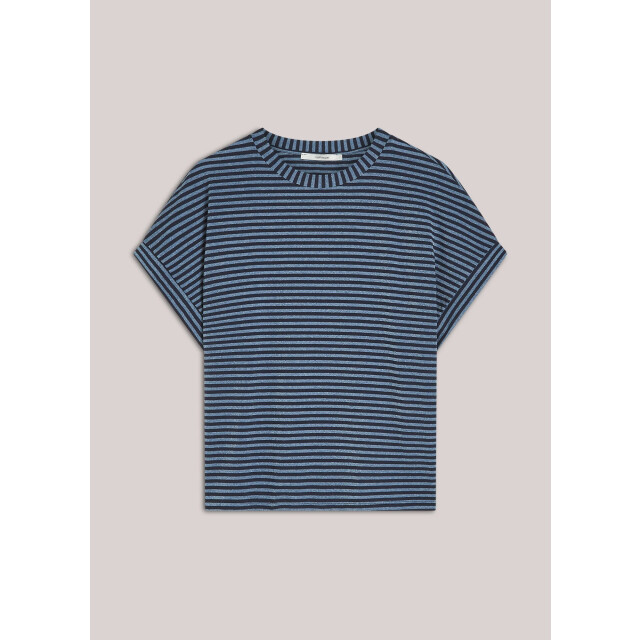 Summum 3s5258-30762 495 top two tone lurex stripe midnightblue 3s5258-30762 495 large