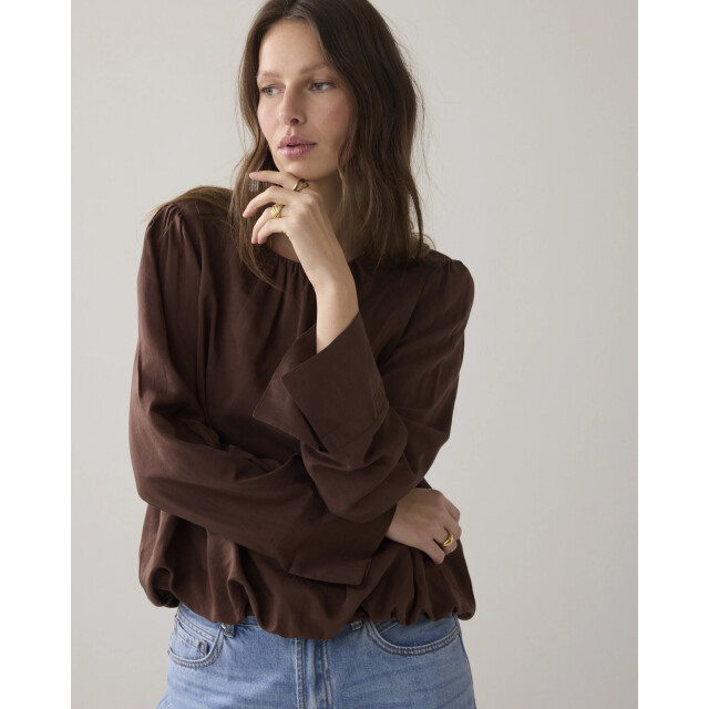 Summum 2s3401-12370 713 top viscose cotton coffee 2s3401-12370 713 large