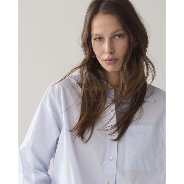 Summum 2s150-12119 423 blouse crispy poplin softblue 2s150-12119 423 large