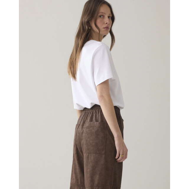 Summum 4s2948-12297 713 trouser suedine leather coffee 4s2948-12297 713 large