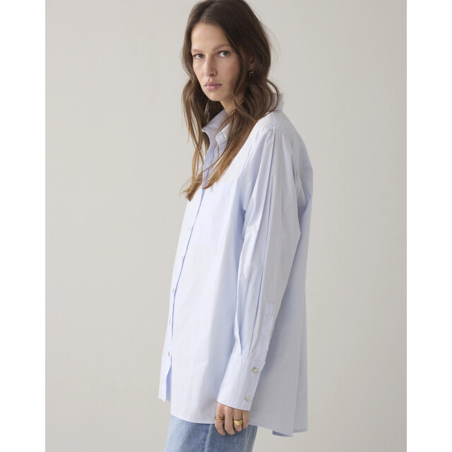 Summum 2s150-12119 423 blouse crispy poplin softblue 2s150-12119 423 large