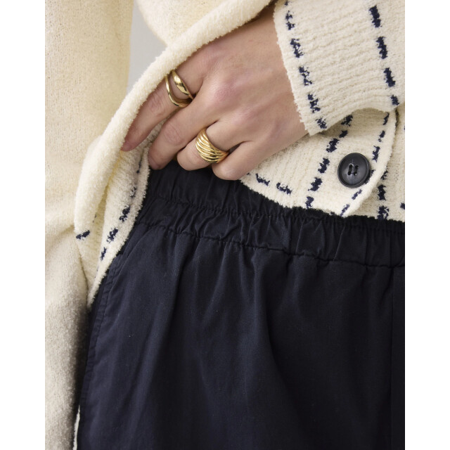 Summum 4s2909-12399 495 palazzo pant combed stretch cotton midnightblue 4s2909-12399 495 large