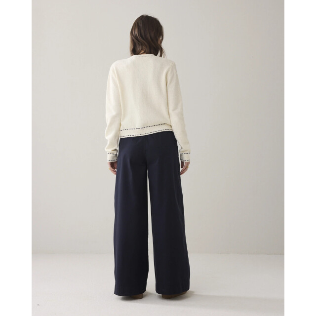 Summum 4s2909-12399 495 palazzo pant combed stretch cotton midnightblue 4s2909-12399 495 large