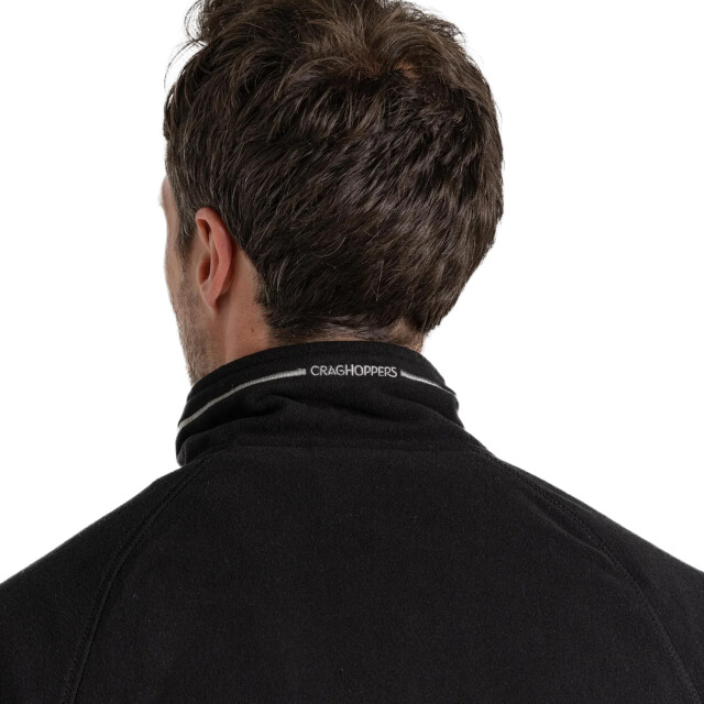 Craghoppers Heren corey vi half zip fleece top UTCG1466_black large