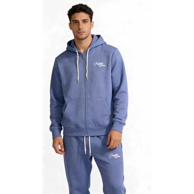 Indigo Denim Denim joggingpak heren royal blue ID078-1-1-1 large