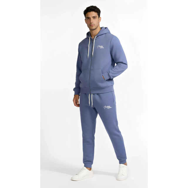 Indigo Denim Denim joggingpak heren royal blue ID078-1-1-1 large