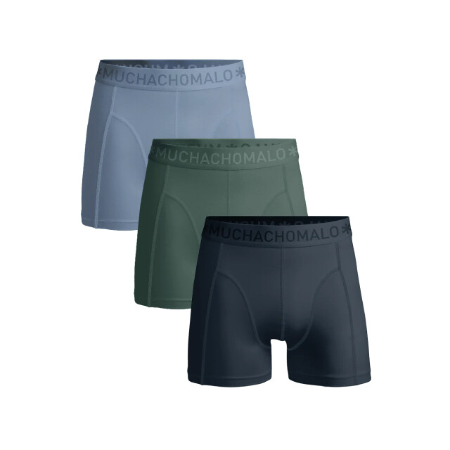 Muchachomalo Heren 3-pack boxershorts U-SOLID1010-1279 large