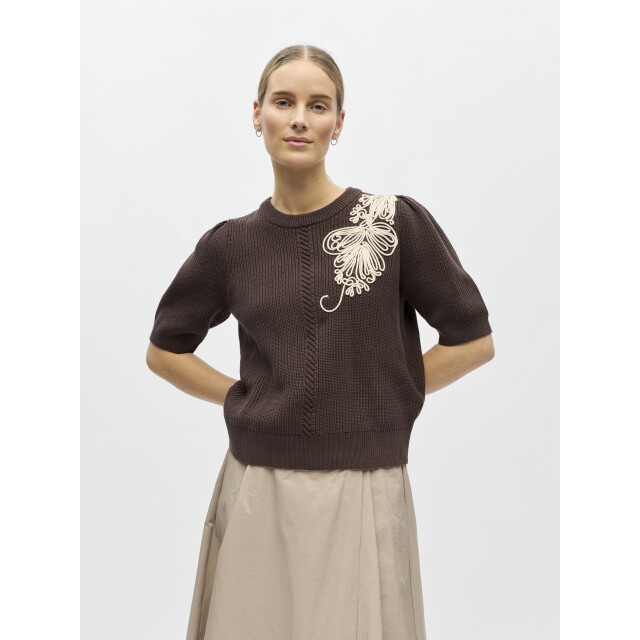 Object Objstar s/s re knit pullover 143 23048339 large