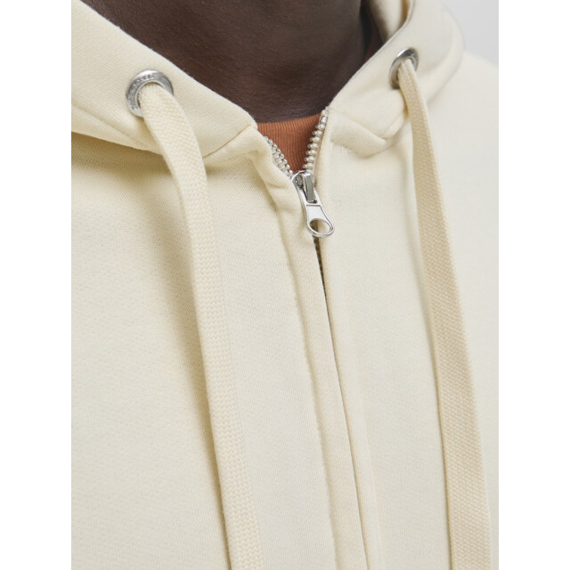Jack & Jones Jornorrebro emb sweat zip hood noos ecru 5239.03.0005 large