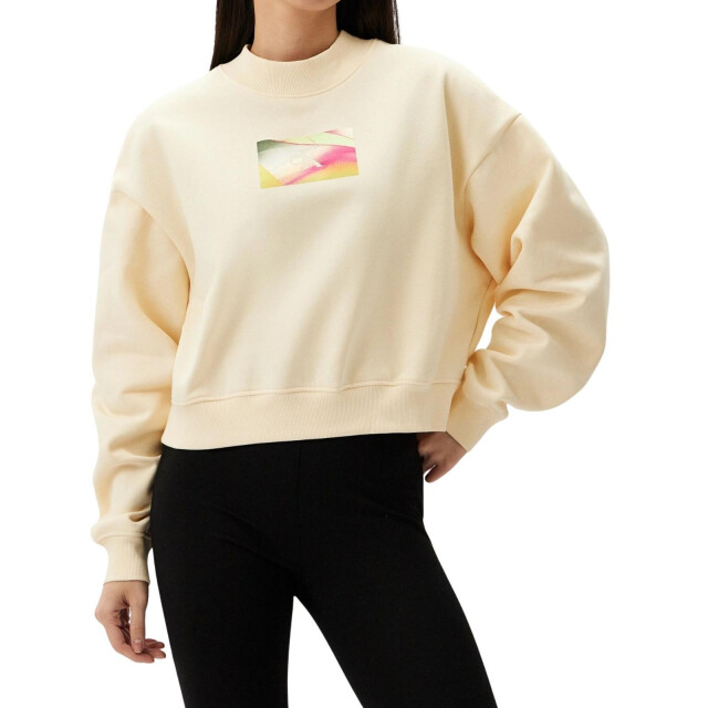 Calvin Klein Dames logo oversized sweatshirt UTNA1281_vanilla large