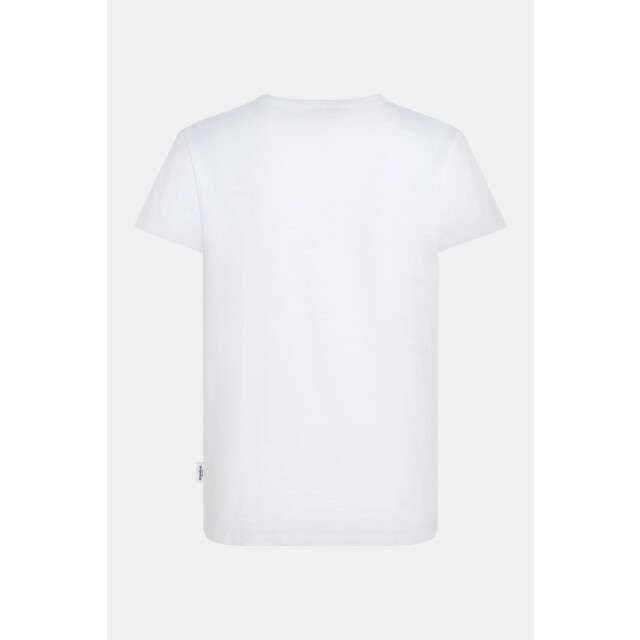 Penn & Ink S26f1805 01-330 penn en ink t-shirt print white tomato S26F1805 01-330 large