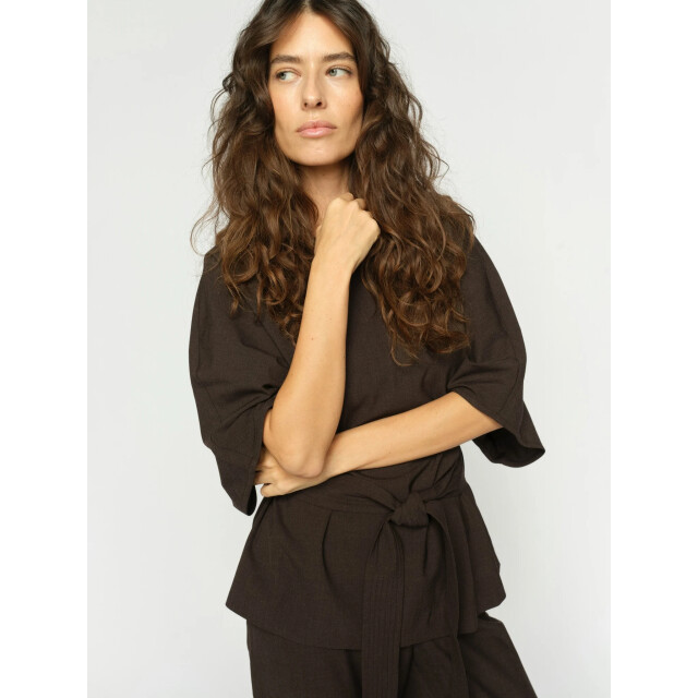 Mos Mosh 178320 165 mosmosh mmrikas roy blouse coffee quartz 178320 165 large