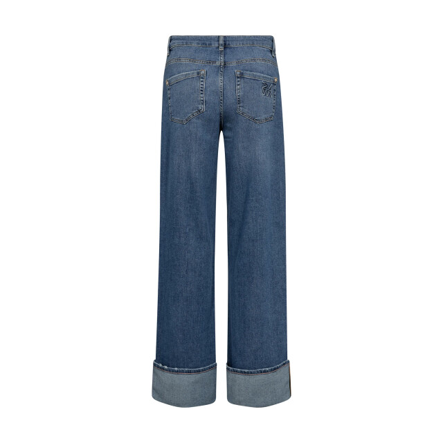 Mos Mosh 178360 493 mosmosh mmdara turn-up jeans mid blue 178360 493 large