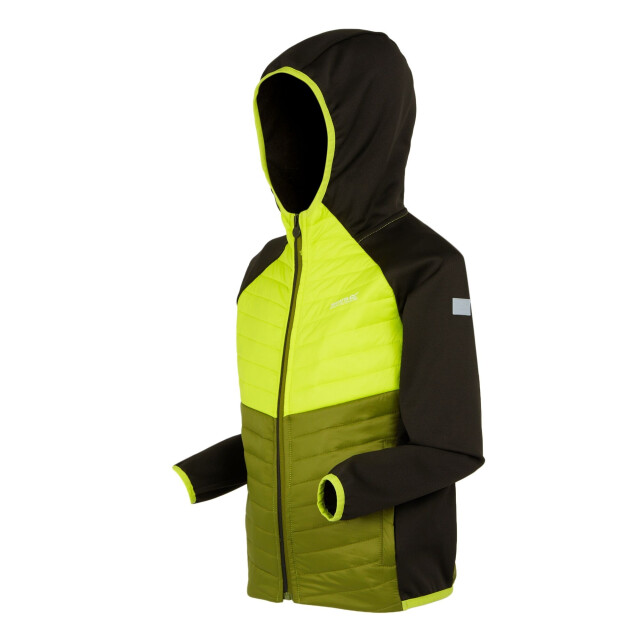Regatta Kinders/kids kielder viii hybride jas UTRG9921_blackcitronlime large
