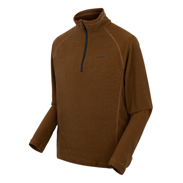 Regatta Great outdoors heren montes fleece sweater met trechter nek UTRG1880_pumpkinspiceblack large