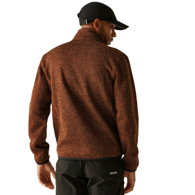Regatta Heren newhill marl full zip fleecejack UTRG12182_nutbrown large