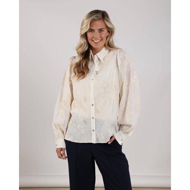 Nukus Blouse lange mouw nks02203 avy Nukus Blouse lange mouw NKS02203 AVY large