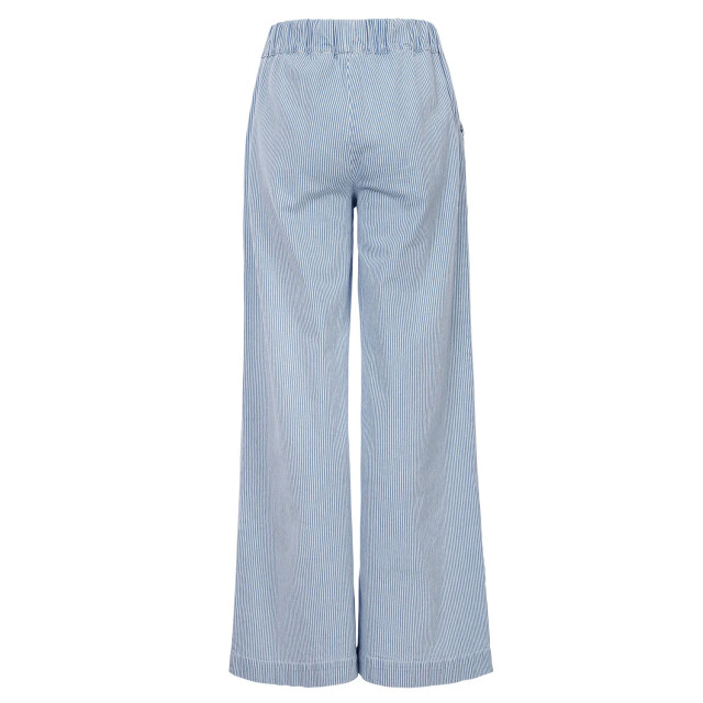 Looxs Revolution Lxs striped denim wide leg bleach blue voor dames in de kleur 2511-9601-914 large