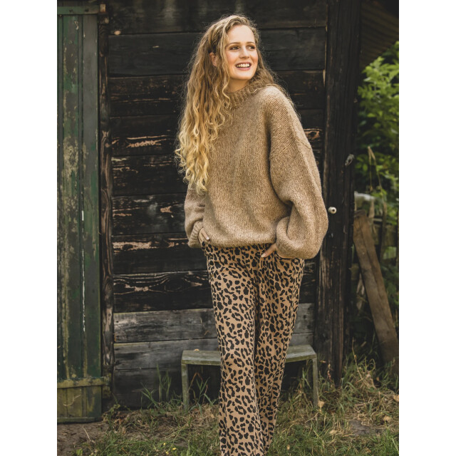 Looxs Revolution Lxs sweat broek leopard voor dames in de kleur 2532-9634-924 large