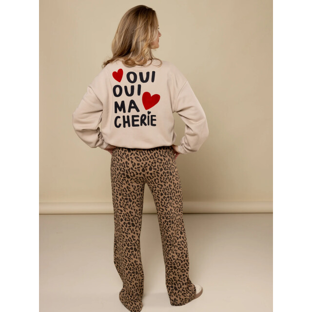 Looxs Revolution Lxs sweat broek leopard voor dames in de kleur 2532-9634-924 large