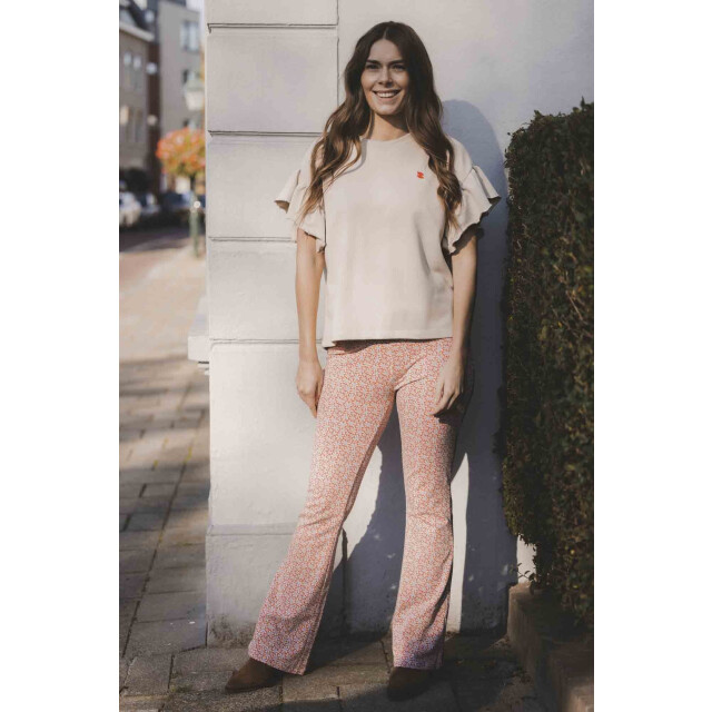 Looxs Revolution Lxs flared broekje big flower voor dames in de kleur 2512-9638-828 large