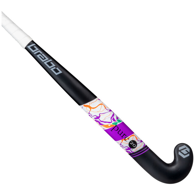 Brabo g-force pure 20 black/purple hockeystick composite jongens - 070951_999-34 large