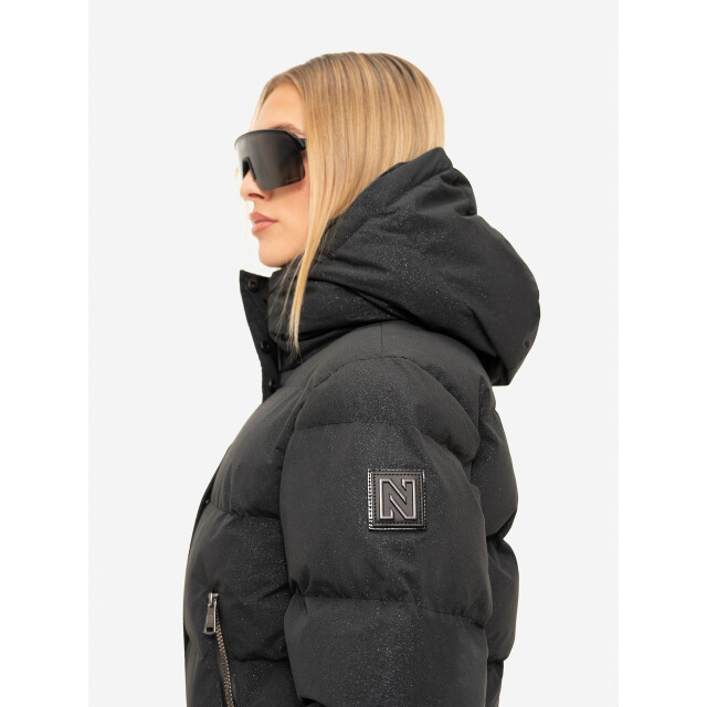 Nikkie numa glitter jacket ski jack dames - 072453_990-38 large