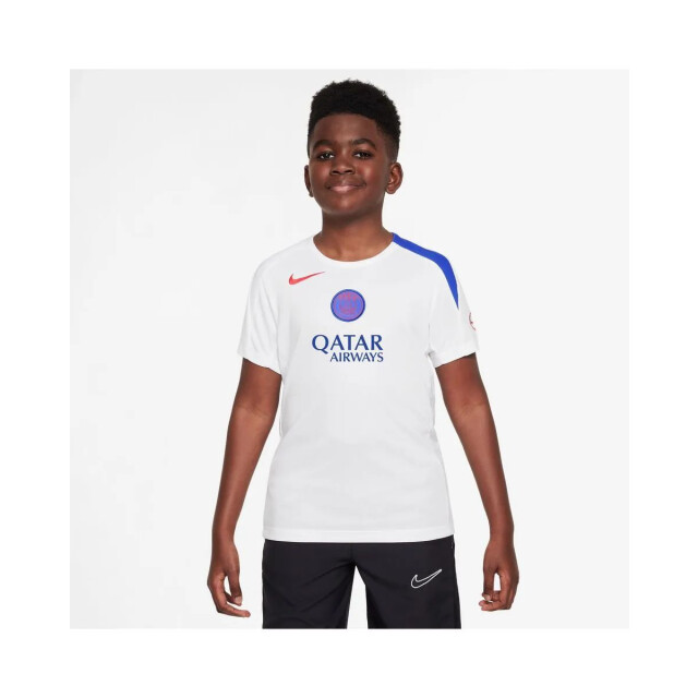 Nike psg y nk df strk ss top k 3r replica voetbal trainingshirt korte mouw jongens - 071910_100-L large