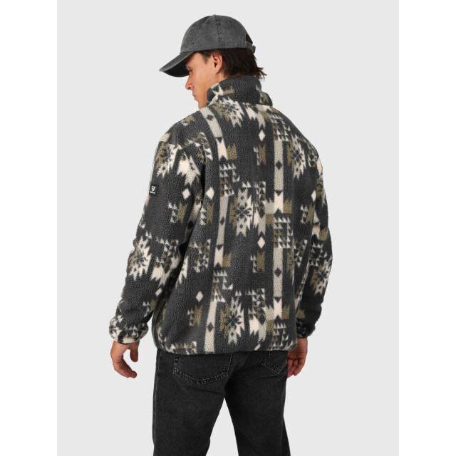 Brunotti kelstyn-print men fleece skipully met rits heren - 070300_500-M large