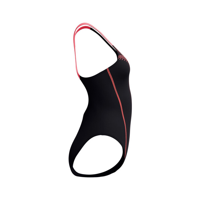 Speedo eco medley logo medalist 1p bla/ora wedstrijd badpak dames - 069854_995-36 large