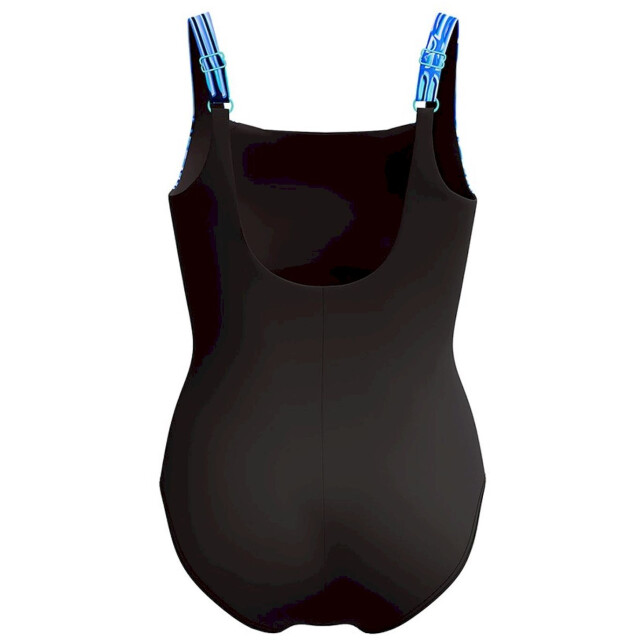 Speedo eco lunalustre 1p blu/grn wedstrijd badpak dames - 069855_995-40 large