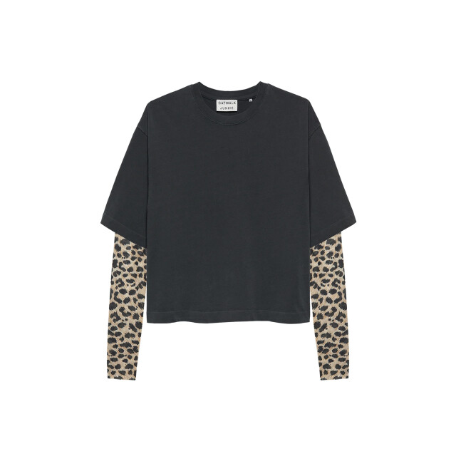 Catwalk Junkie 2601020400 tshirt with mesh sleeves 2601020400 Tshirt with mesh sleeves large