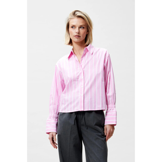 Catwalk Junkie 2601021604 striped blouse with elastic cuff 2601021604 Striped blouse with elastic cuff large