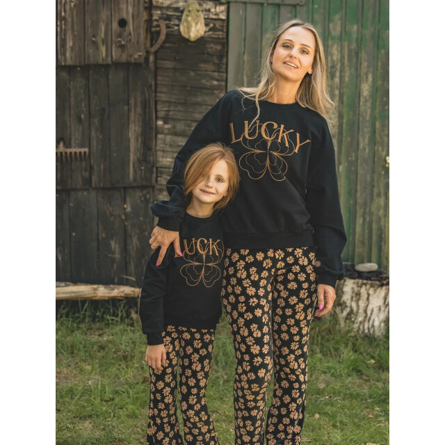 Looxs Revolution Lxs sweater graphite lucky voor dames in de kleur 2531-9308-094 large