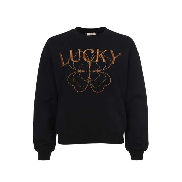 Looxs Revolution Lxs sweater graphite lucky voor dames in de kleur 2531-9308-094 large