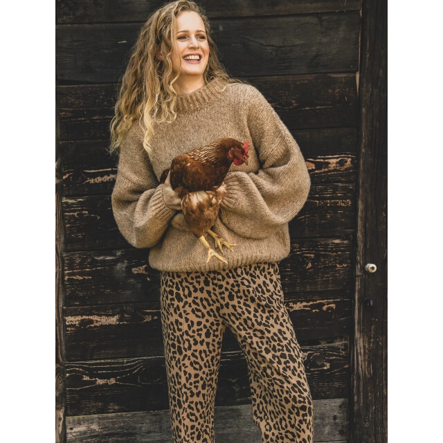 Looxs Revolution Lxs gebreide trui clay voor dames in de kleur 2531-9340-049 large