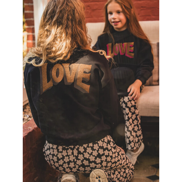 Looxs Revolution Lxs sweater love voor dames in de kleur 2533-9372-093 large