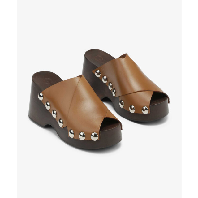 Ganni Schoenen s1823 bruin 80009551 large