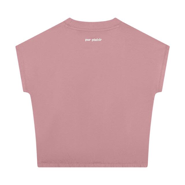 Indian Blue 970717 wide cropped t-shirt  970717 Wide Cropped T-shirt  large