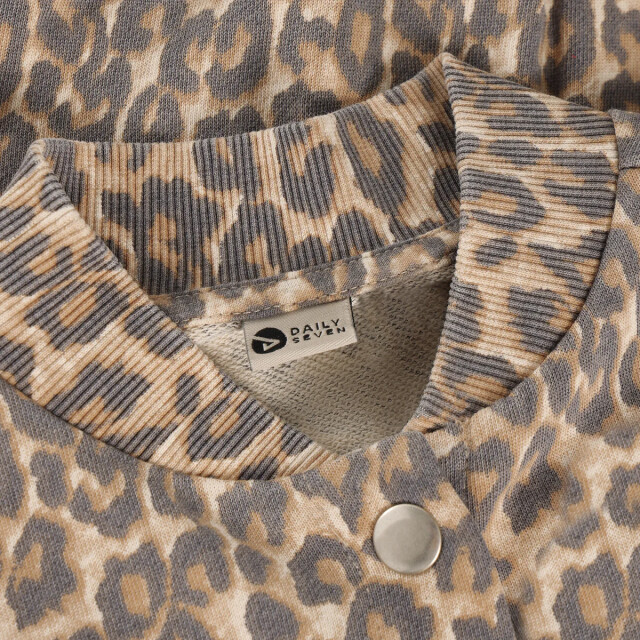 Daily 7 930326 sweat jeacket print  930326 Sweat Jeacket Print  large