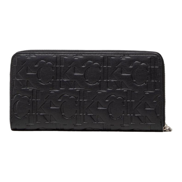 Calvin Klein Dames jeans gladde portemonnee met ritssluiting UTPP4295_black large