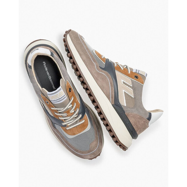 Floris van Bommel Floris van Bommel Sneakers SFM-10139-34-03 Sneakers Bruin Floris van Bommel Sneakers SFM-10139-34-03 large