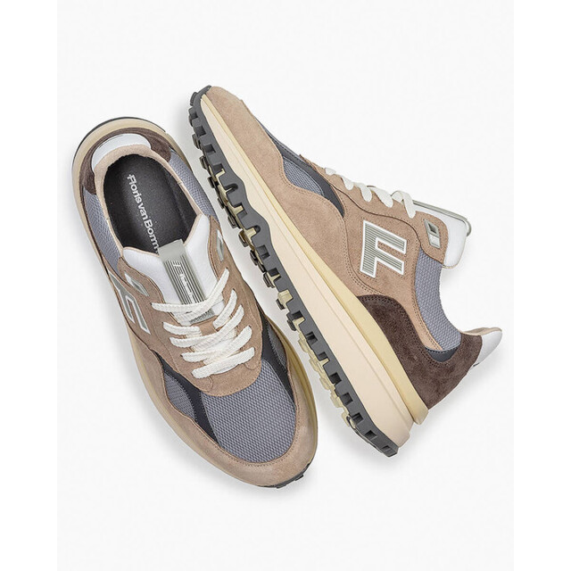 Floris van Bommel Floris van Bommel Sneakers SFM-10248-22-01 Sneakers Bruin Floris van Bommel Sneakers SFM-10248-22-01 large