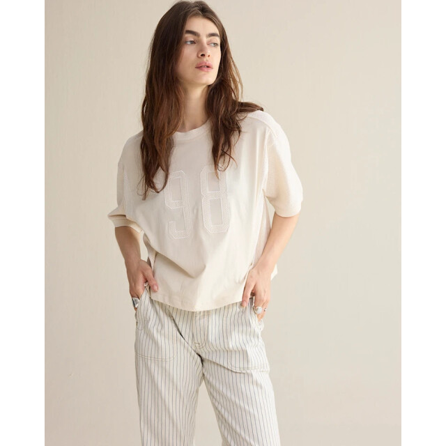 Summum 3s5282-30765 122 top mesh and jersey ivory 3s5282-30765 122 large