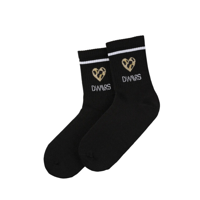 DWRS Label 1997-01 lyla socks leopard black 1997-01 large